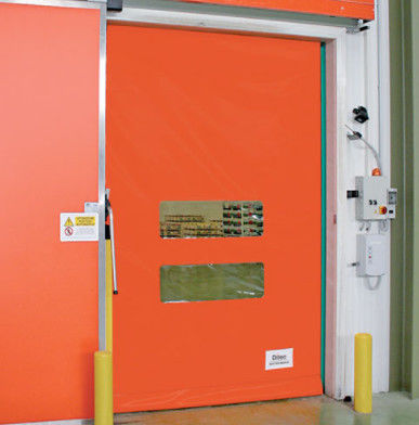 Industriële hoge snelheid spiraal metalen rolluik deur op maat Stabiel automatisch PVC