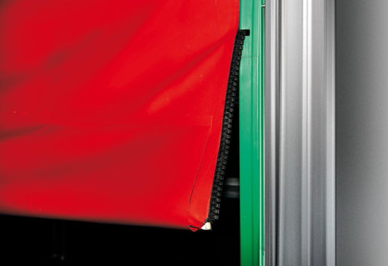 Waterdicht PVC snelle sluiter deur hoge snelheid 35 tot 65 graden China Clean Workshop PVC stoffen snelle roldeur