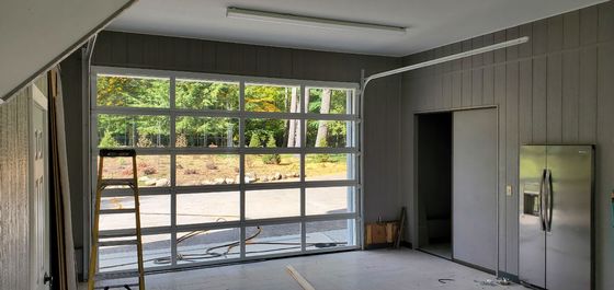 Handmatig openen Aluminium doorsnede Waterdichtheid Klasse 3 Transparent