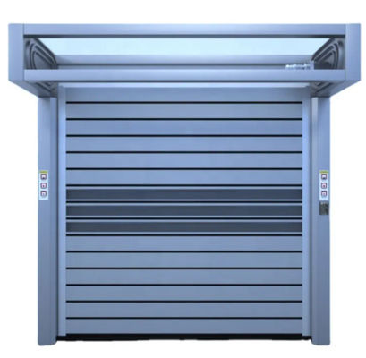 Buitenkant Vaste aluminium rollende hoge snelheid spiraal deur stroomvoorziening 220V/50HZ Langdurig