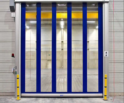 Aanpasbare snelle roldeuren met hoge beveiliging en weerbestand Flexible Fabric Rapid Automatic Industry Door