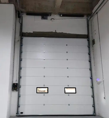 Afstandsbediening sectioneel garagedeur Isolatie Elektrisch staal Wit 50 mm-80 mm Dikte