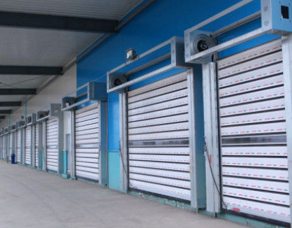 Aluminium transparante hoge snelheid spiraaldeur Veiligheid efficiëntie Automatische magazijn