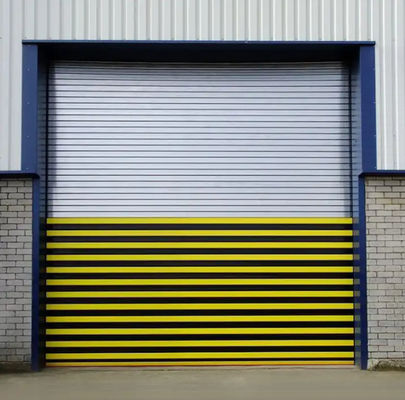 Aluminium Transparent High Speed Spiral Door Veiligheid Efficiëntie Veiligheid Efficiëntie Op maat