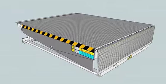 Hydraulische Dock Door Levelers Workshop Automatische Dock Plate 25000-40000LBS Veilig Ontwerp stationair verstelbaar vaste belasting