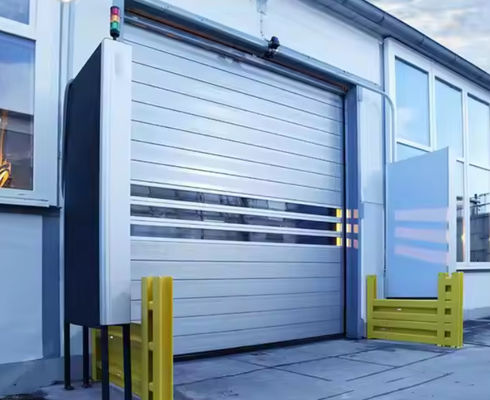 Aluminiumlegering 0,8m/s Openings- en sluitingssnelheden Fabrieksfabriek sluiter hoge snelheid deur
