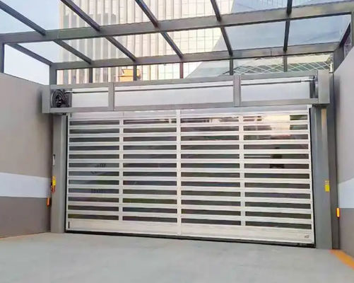 Aluminiumlegering 0,8m/s Openings- en sluitingssnelheden Fabrieksfabriek sluiter hoge snelheid deur
