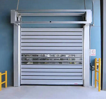 PLC-gecontroleerde snelheid 220V stroomtoevoer Spiraaldeur Met 0,8m/s sluiting Fabriek Automatische sluiterdeur