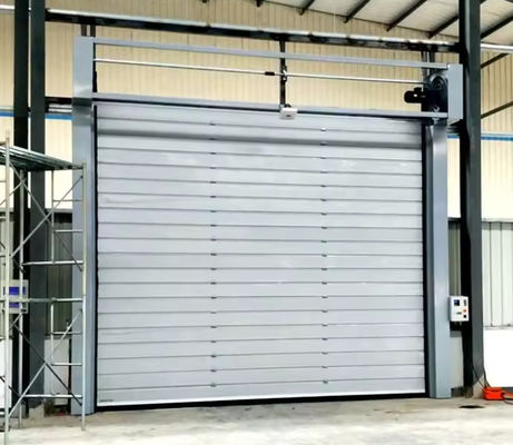 Hoge snelheid spiraaldoring met PLC-besturing bij 0,8 m/s snelheid Foto-elektrische sensor veiligheidsysteem