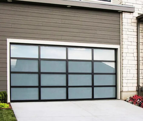 Poedergecoate aluminium doorsnede met dubbelglas - handmatig of automatisch openen