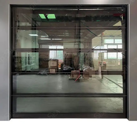 Moderne dubbele glazen aluminiumbedekkingsdeuren met handmatig of automatisch openen