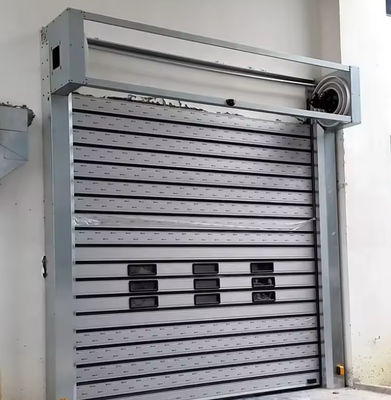 Snelheid Spiraaldeur met 0.8m/s Opening 0.75KW Motor Power Foto-elektrische sensor Veiligheidsysteem