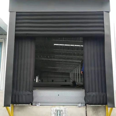 Gepersonaliseerde kleurbelasting Dock Shelters die bescherming bieden tegen de elementen Warehouse opblaasbaar PVC