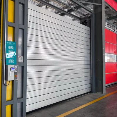 0.8m/s Aluminium legering snelheid Spiraal deur met 220V/50HZ stroomtoevoer Aluminium metaal automatische sluiter snel