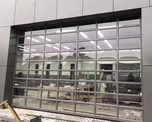 Moderne aluminium deur in verschillende kleuren met dubbele beglazing 9x8 9x7 16x7 Moderne overhead full view
