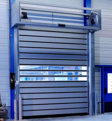 220V/50HZ Veiligheid Foto-elektrische sensor snelheid Spiraal deur -20°C~50°C Opening windweerstand aluminium starre hoge snelheid deur
