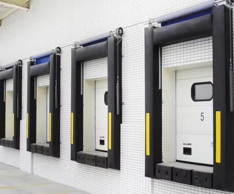 Weerbestendige kabelstof laaddockshelters Gemakkelijk te installeren met weinig onderhoud