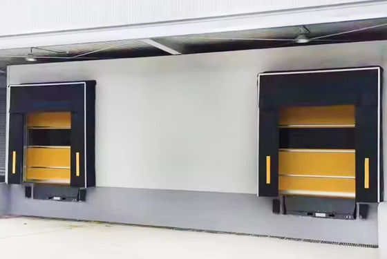 Weerbestendige kabelstof laaddockshelters Gemakkelijk te installeren met weinig onderhoud
