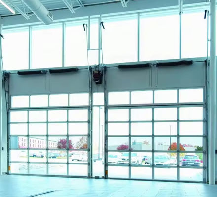 Poeder gecoate aluminium deur met dubbele beglazing Uitstekende isolatie Direct verkoopt deur