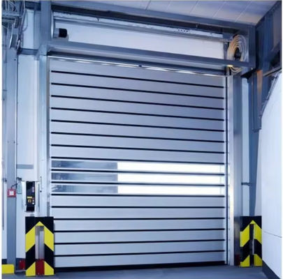 Aluminium legering 0,75KW Motor PLC gecontroleerde snelheid Spiraal deuropener met 220V stroomvoorziening industriële hoge kwaliteit deur