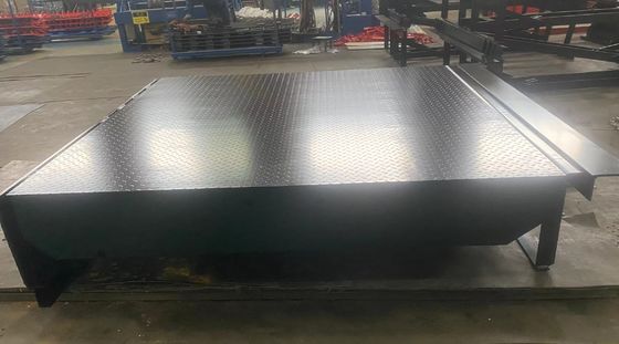 Aanpasbare elektrische hydraulische laaddockniveler met veiligheidsketen en drukknopcontroles