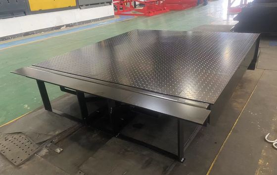 Aanpasbare elektrische hydraulische laaddockniveler met veiligheidsketen en drukknopcontroles