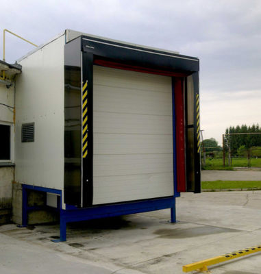 Moderne verstelbare laadsysteem Dock Door Shelter Met PVC Plastic Rubber Material Mechanische Dock Shelter