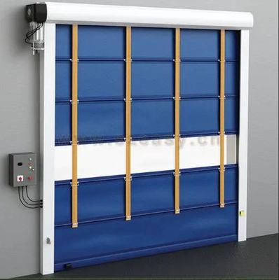 Afstandsbediening Moderne stijl PVC snelle sluiter deur met thermische isolatie