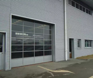 Waterdicht aluminium dubbele beglazing commercieel groothandel dubbele geïsoleerde glazen garagedeuren