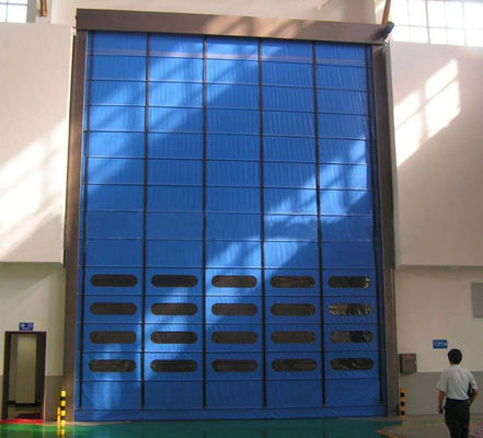 Automatische sensor Aluminium legering roestvrij staal spoor PVC snelle roldeur met superieure isolatie en veiligheid