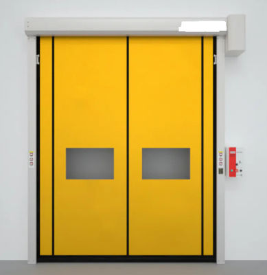 Isolatie Rapid Roll Up sluiter Zipper Door Met 304 roestvrij staal Automatische PVC Zipper Fast Door