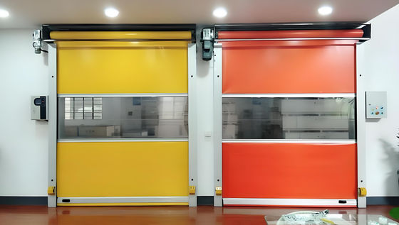 Stil Duurzaam PVC High Speed Roll Up Rapid Shutter Garage Door Customized Aluminium Alloy Exterior Door