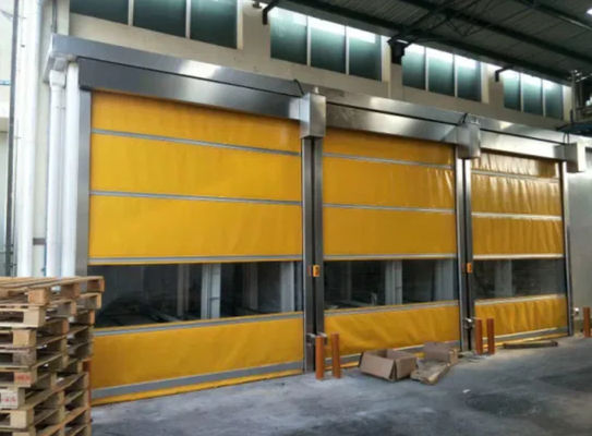 Stil Duurzaam PVC High Speed Roll Up Rapid Shutter Garage Door Customized Aluminium Alloy Exterior Door
