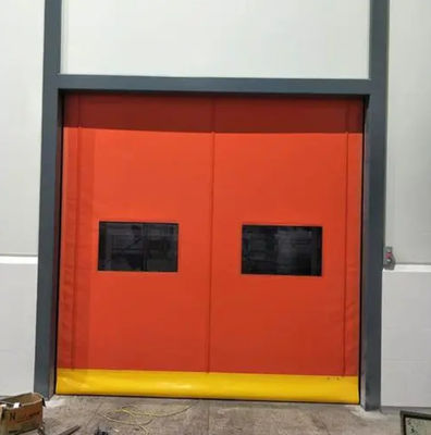 High Speed Customized PVC Roll Up Rapid Shutter Door met roestvrij staal en Smart Control Zipper Door