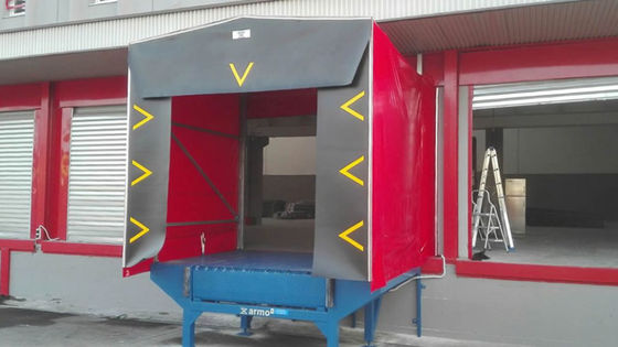 Opblaasbaar Dock Seal Geïsoleerd Luchtdicht Dock Shelter met ongeëvenaarde duurzaamheid Modern Design Economisch