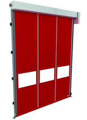 Hoge veiligheid Aanpassing Hoog snelheid PVC Roll Up Rapid Shutter Door 304 roestvrij staal
