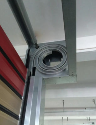 Aluminium transparante hoge snelheid spiraaldeur Veiligheidsefficiëntie
