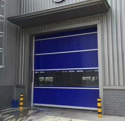 Industrieel PVC High Speed Roll Up Rapid Shutter Door 304 roestvrij staal materiaal laag onderhoudstaal structuurontwerp