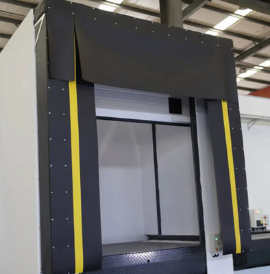 Verstelbaar laadsysteem Dock Door Shelter PVC Plastic Rubber Constructie Energiezuinig Goed afdichten tussen Dock Door en Truck