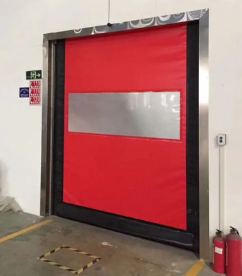 Langdurig Modern PVC High Speed Roll Up Rapid Shutter Door 304 Roestvrij staal Materiaal Automatische opslag PVC Bevroren koeler deuren