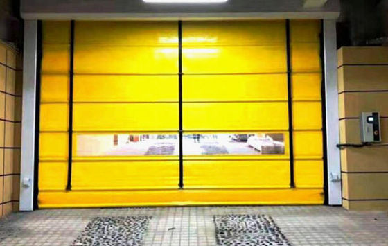 High Speed PVC Roll Up Rapid Shutter Door 304 roestvrij staal Materiaal Ideale oplossing voor geïsoleerde opslagruimten