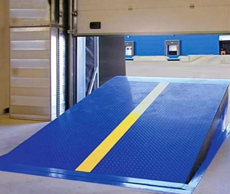 Werkplaats Automatische Dock Plate Dock Door Levelers 25000-40000LBS Veilig ontwerp Hydraulische energiebron Op maat