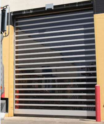 Efficiëntie Veiligheid Efficiëntie Windweerstand ≤2,0KN/m2 Openingssnelheid 0,8m/s Aluminium Transparent High Speed Spiral Door
