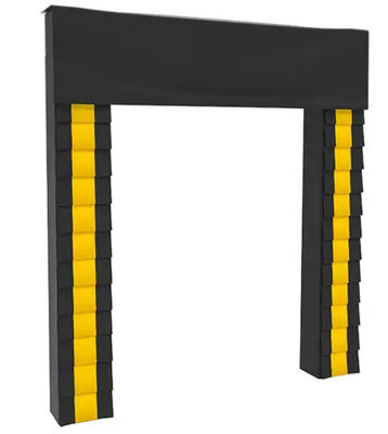 Hoogdicht PVC spons Flexibel laden en lossen Gepersonaliseerd kleurverstelbaar laadsysteem Dock Door Shelter voor zwaar laden