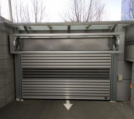 Aluminium doorzichtige hoge snelheid spiraaldeur voor veiligheidsefficiëntie
