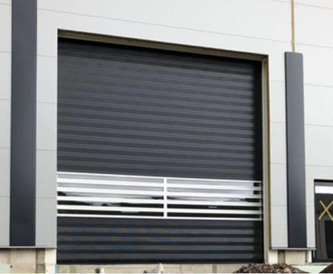 Aluminium doorzichtige hoge snelheid spiraaldeur voor veiligheidsefficiëntie