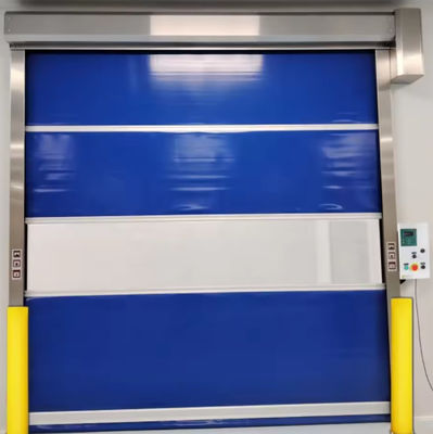 DESEO Automatische Garage laag onderhoud Hoog snelheid PVC Roll Up Rapid Shutter Door 304 roestvrij staal materiaal