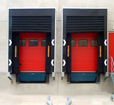 Industriële Verstelbare Opblaasbare Container Geïsoleerde Luchtdichte Afgedichte Dok Shelter Uitstekende Weerbestendigheid Rubberen Koelcel Automatische Deurafdichting