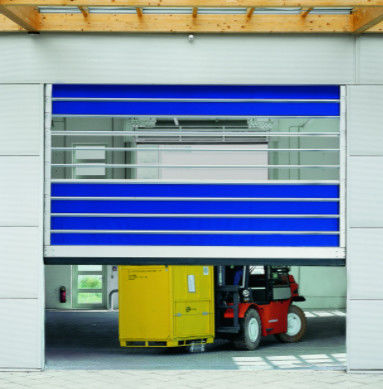 Aluminium Transparante Hoge Snelheid Spiraaldeur Veiligheid Efficiëntie Voor Windweerstand ≤2.0KN/m2 In Elke Temperatuur
