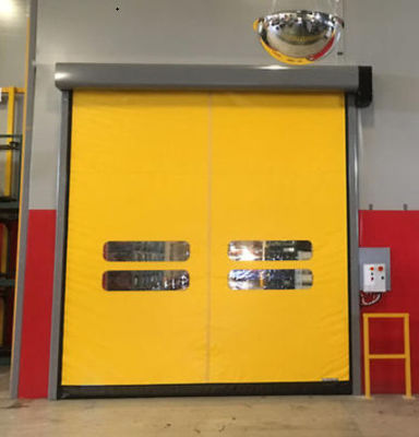 Cold Storage High Speed PVC Roll Up Rapid Shutter Zipper Doors Door 304 Stainless Steel Material Insulation Yes and Manual/Automatic